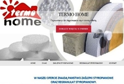 Termo Home - zaślepki styropianowe regranulat styropianowy